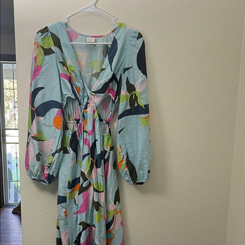 Colorful Patterned Women's Dress